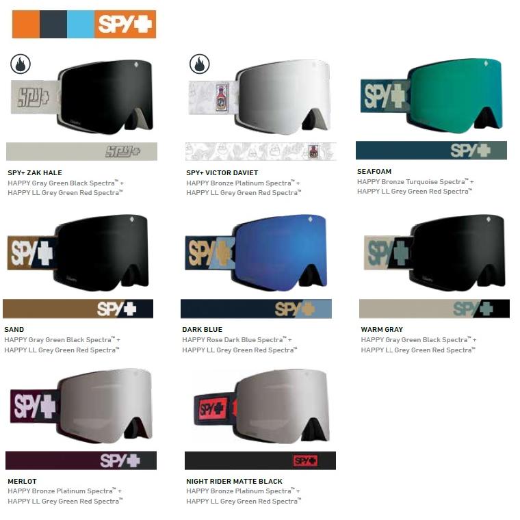 SPY GOGGLE スパイ ゴーグル MARAUDER / マラウダ― HD+ スペアレンズ付き 簡単レンズ脱着 HAPPY LENS 23