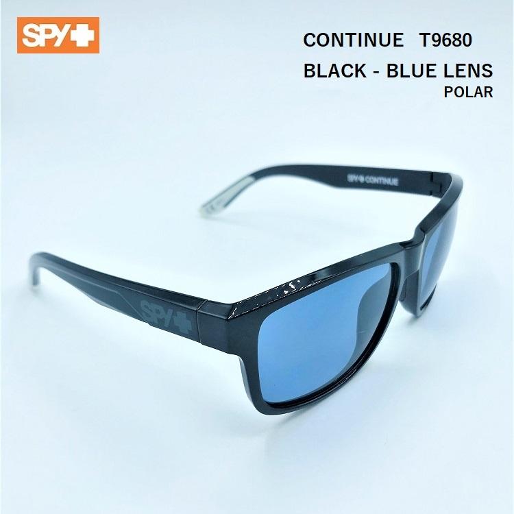 SPY OPTICS スパイ 【 CONTINUE T9680 】 Black Blue Polar Lens 偏光レンズ サングラス