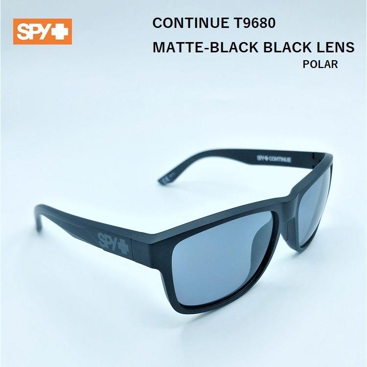 SPY OPTICS スパイ 【 CONTINUE T9680 】 Matte Black Black Polar Lens 偏光レンズ