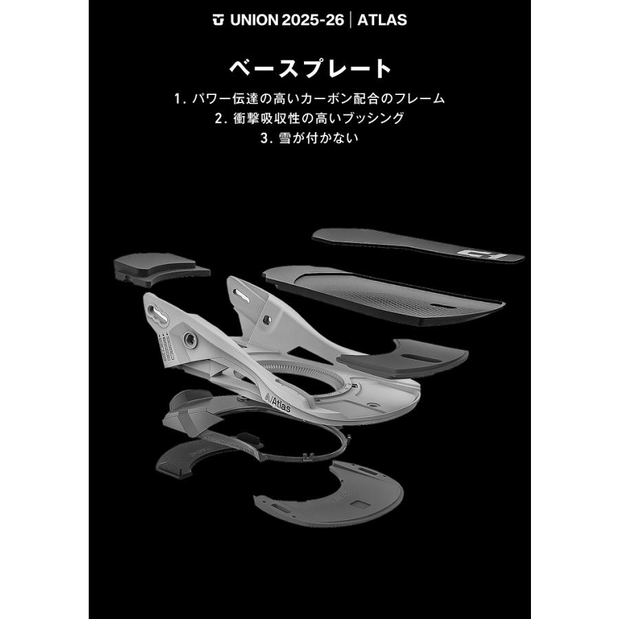 UNION BINDING 25-26 ユニオン バインディング ATLAS アトラス UNION BINDING 25-26 ユニオン バインディング ATLAS アトラス