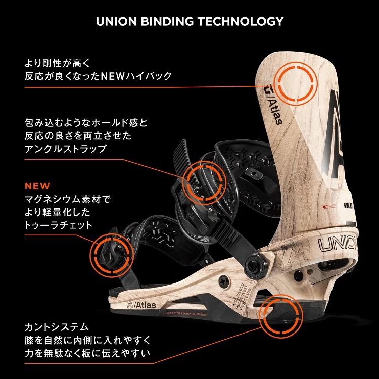 UNION BINDING 23-24 ユニオン バインディング　ATLAS アトラス 2024 UNION日本正規品　保証書付2024｜abeam-shop｜02