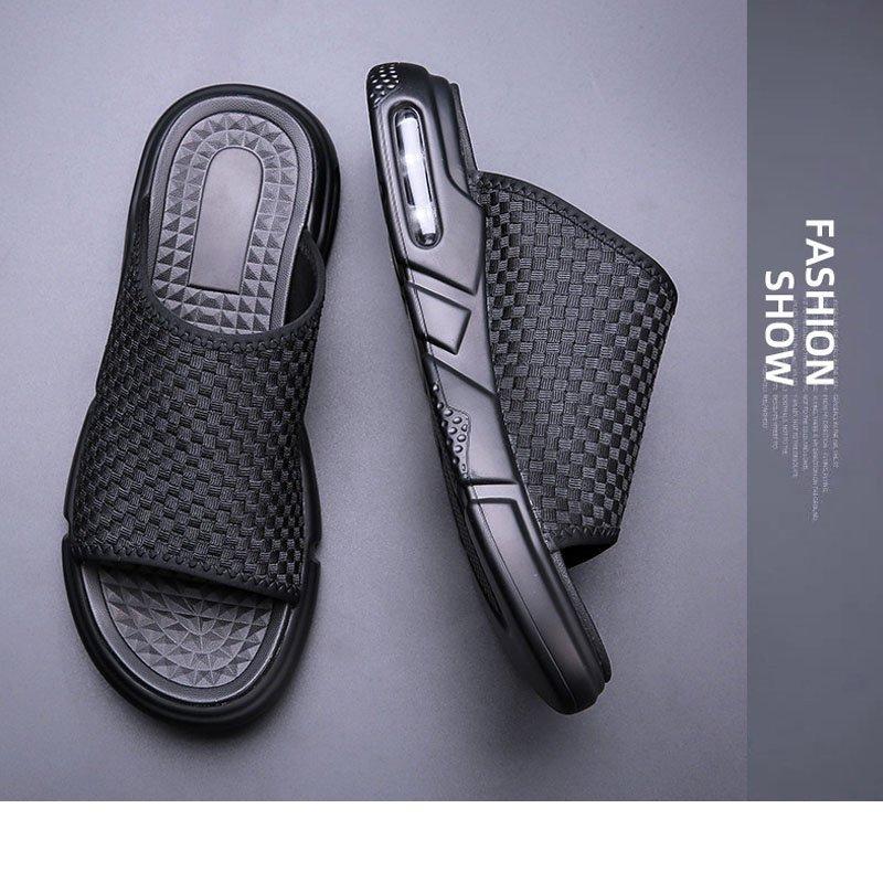 サンダル スリッパ ビーチサンダル メンズシューズ エアクッション付き 超軽量 滑り止め 履き心地良い 夏用靴メンズ サボサンダル メッシュ生地 最安価格