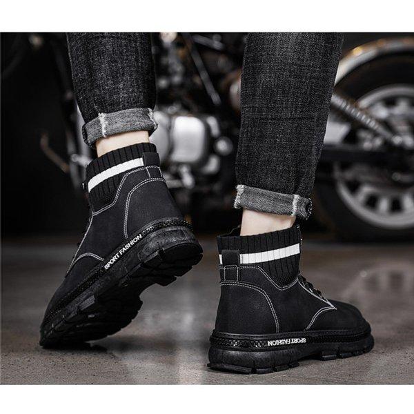 激安 ショートブーツ ワークブーツ メンズ マウンテンブーツ 厚底 エンジニア 安い ソックスブーツ ミリタリー レースアップ アメカジ シンプル かっこいい P アビームストア 通販 Yahoo ショッピング