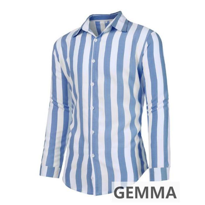 シャツ メンズ トップス 長袖シャツ おしゃれ ストライプシャツ 縞模様 縦縞 メンズシャツ カジュアル 秋新作 秋物 通勤 ｍ ４ｘｌ Pa6 アビームストア 通販 Yahoo ショッピング