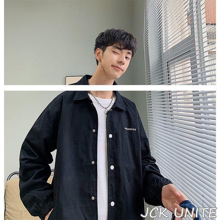 コーチジャケット ジャケット メンズ コートライトアウター 無地 カジュアル学生 中学生 高校生 オシャレ 秋冬 男性 ジャンパー ブルゾン アウター Pf73a アビームストア 通販 Yahoo ショッピング