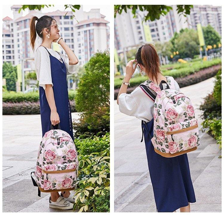可愛い リュック リュックサック 花柄 バックパック デイパック キッズリュック レディース 女の子 子供 おしゃれ 大きい花 大容量 パソコン 高校生 通学 Pca0 アビームストア 通販 Yahoo ショッピング