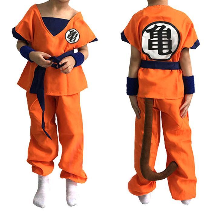 ハロウィン衣装 子供 ドラゴンボール風 孫悟空風 孫悟飯風 なりきり