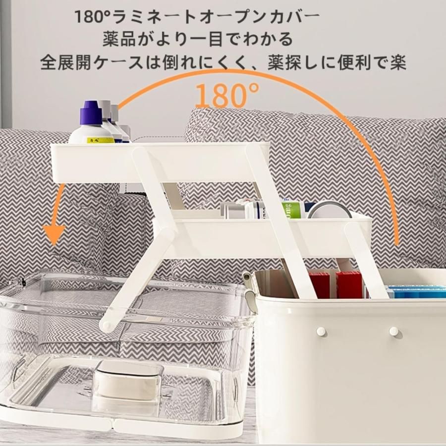 薬箱 救急箱 おしゃれ 工具箱 3層 折り畳み式 薬ボックス Amazon.co.jp: LAMPTOP 救急箱 薬箱 おしゃれ 大容量 かわいい 3