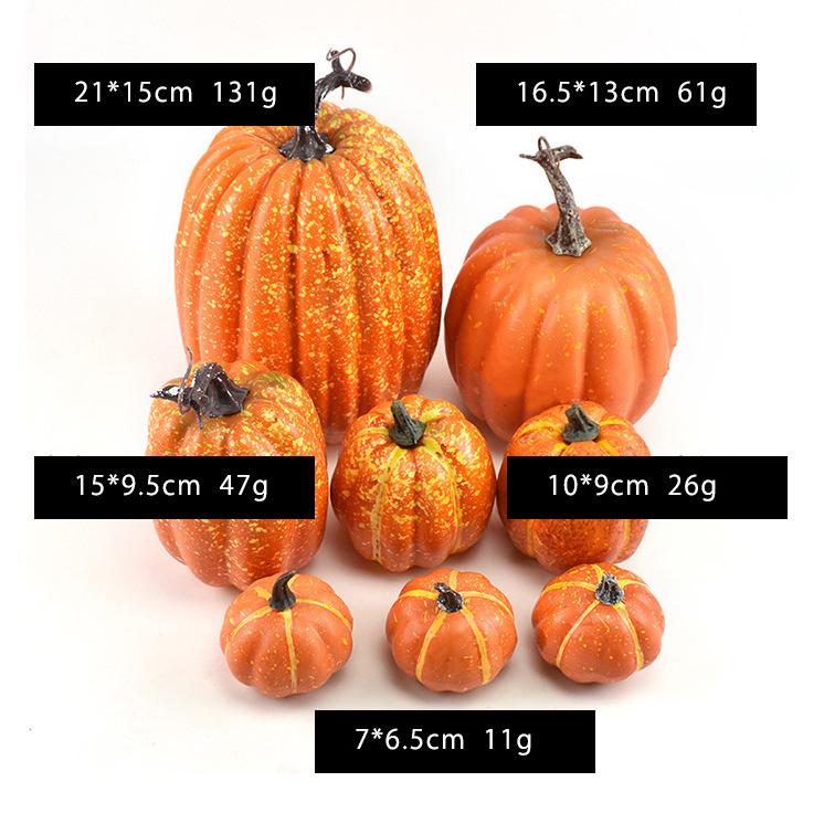 新品　ハロウィーン　置物　飾り物　8個セットのみ ハロウィン飾り かぼちゃ 8PCS 8個セット DIY ハロウィーン パンプキン
