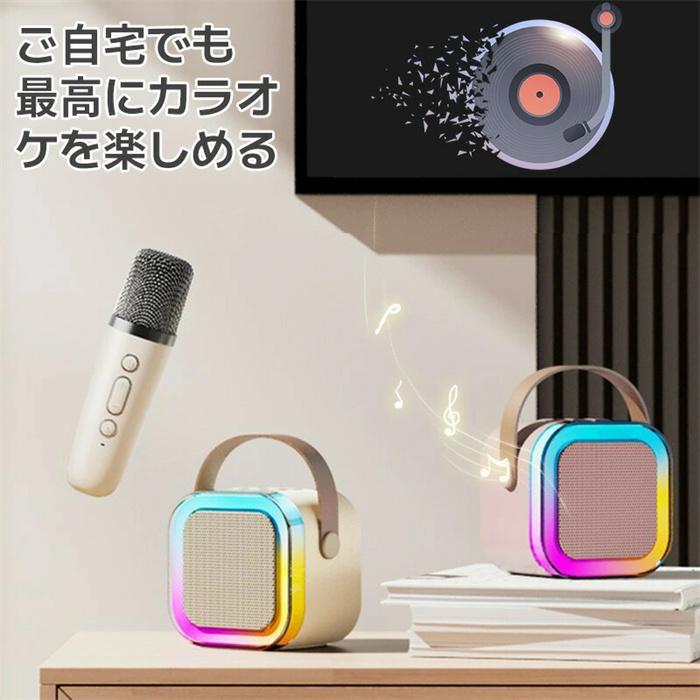 カラオケマイク カラオケセット 家庭用 ワイヤレスマイク