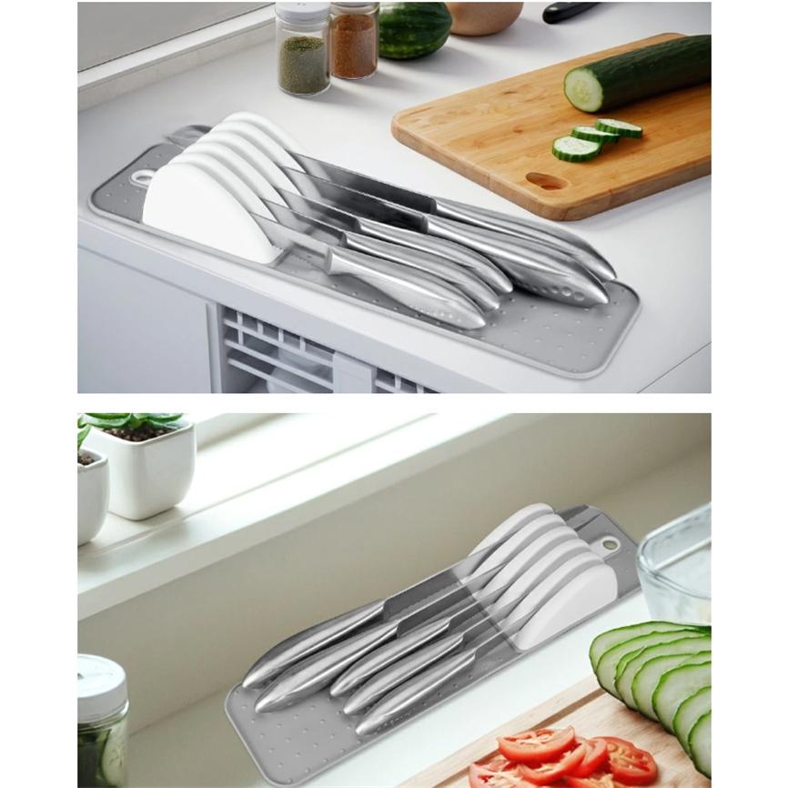 包丁立て 横置き 包丁スタンド 引き出し 包丁ケース キッチン 収納 5本