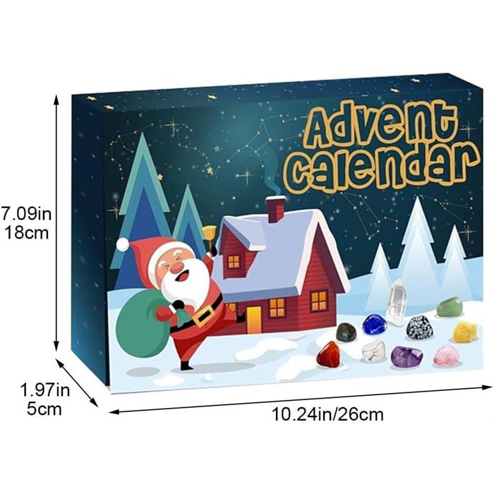 アドベントカレンダー クリスマス 宝石 24日 カウントダウン