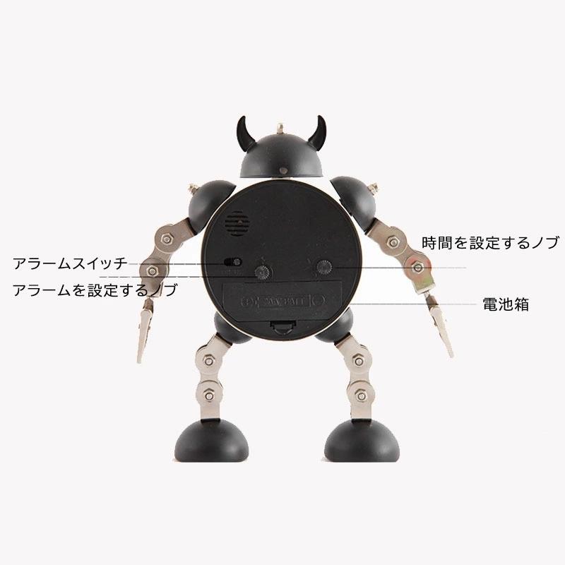 置き時計 子供用 目覚まし時計 ロボット時計 かわいい 子供が喜ぶ ユニーク 置時計 静音 寝室 アラーム卓上時計 金属マット感 ロボット おもしろ時計 お祝い |  | 06