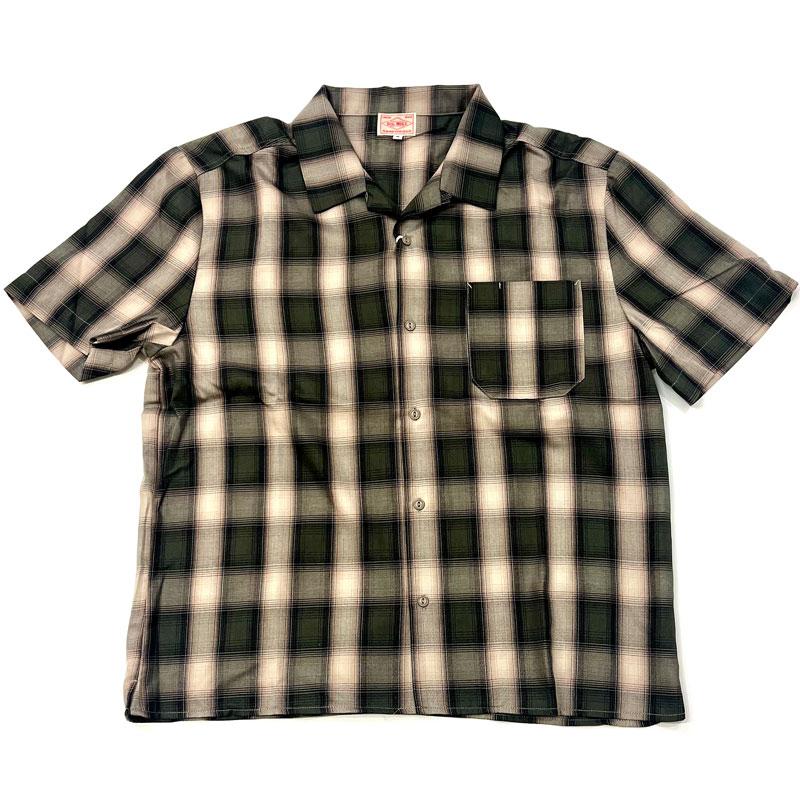 ビッグマイク BIG MIKE オンブレチェック 半袖シャツ S/S SHIRT