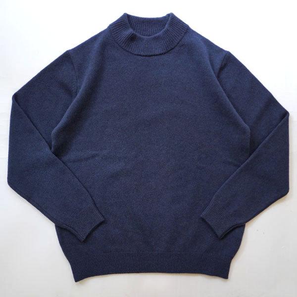 ムーンキャッスル MOONCASTLE ラムウール カシミアシルク モックネック