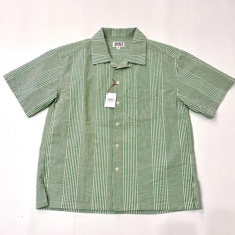 セロ SERO Short Sleeve Open Collar Shirt ショートスリーブオープン 