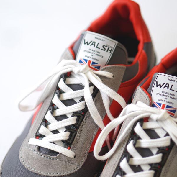ウォルシュスニーカー　ENSIGN　【極美品】 WALSH ウォルシュ ENSIGN Gray/Red : MALIBU - 通販 - Yahoo