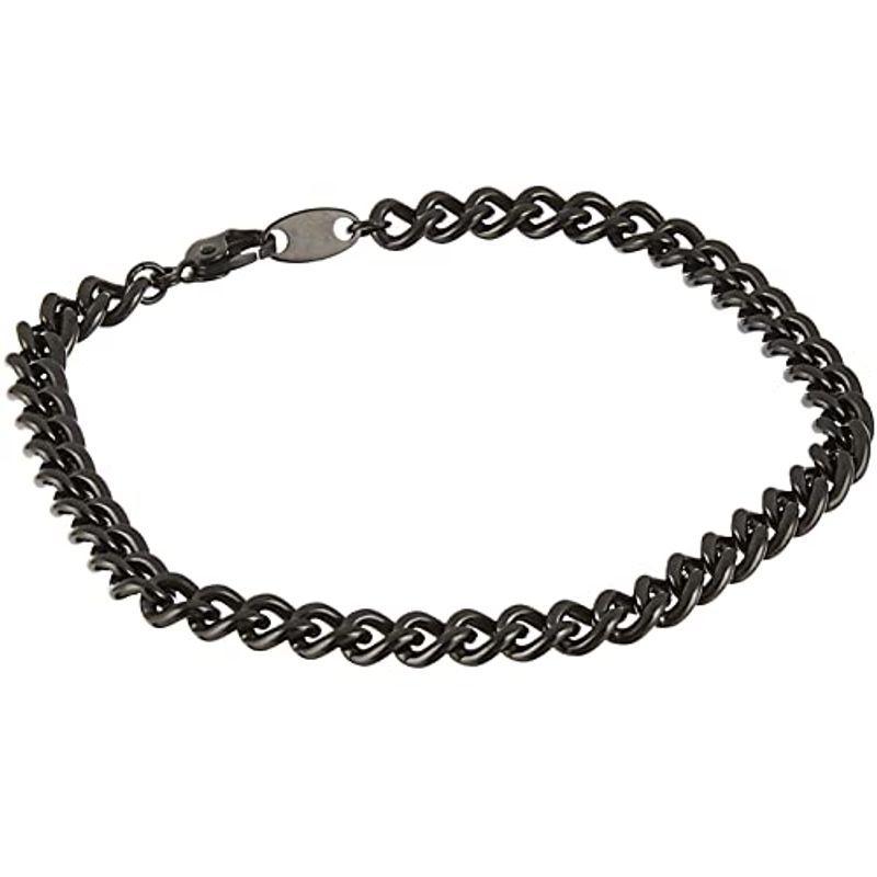 phiten(ファイテン) ブレスレット 炭化チタンチェーンブレス L 19cm 