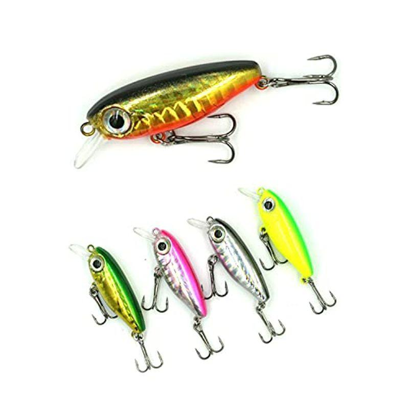 Blue Ocean ブルーオーシャン アジング メバリング ルアー 小型 ミノー ルアーセット 40mm ２ 5g 5個セット メバル Aberia 通販 Yahoo ショッピング