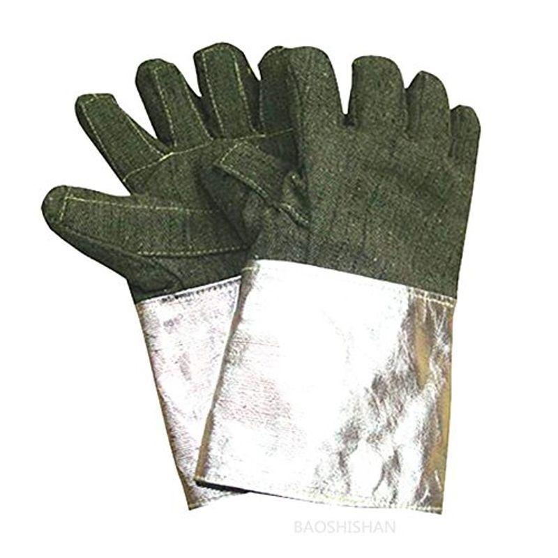Baoshishan Fgw Lws 016 耐炎製品 シェルファー アルミ 5本指 炭素繊維手袋 耐火手袋 保護手袋 耐火グローブ 耐熱グ 激安