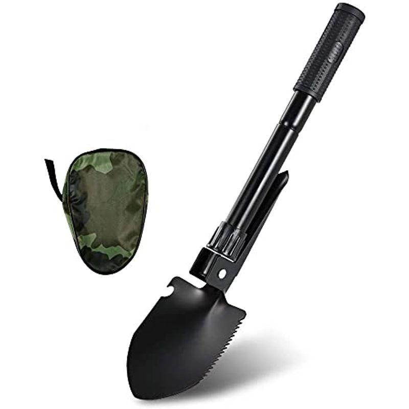 多機能 超便利 シャベル 折りたたみ式 軍用 高炭素鋼 スコップ サバイバル 園芸 登山 旅行 車載 キャンプ アウトドア 雪かき 冒険 防 Aberia 通販 Yahoo ショッピング