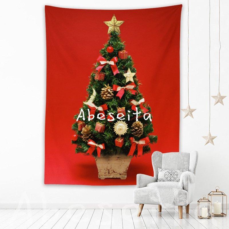 クリスマスツリー クリスマス 飾り 壁 玄関 21 タペストリー 大判 クリスマスプレゼント 北欧 おしゃれ Chr 阿部屋 通販 Yahoo ショッピング