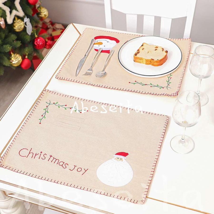 クリスマス ランチョンマット 2点セット 飾り 21 テーブルクロス イラスト テーブルセッティング クリスマスプレゼント Chr 阿部屋 通販 Yahoo ショッピング