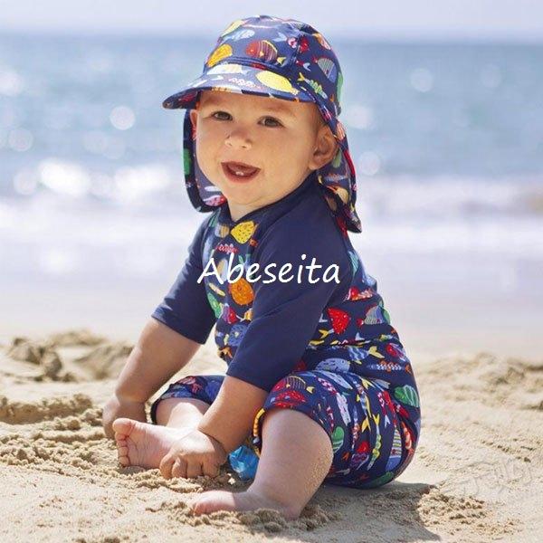 超特価 温泉 みずぎ ジュニア 可愛い 五分袖 魚柄 水泳帽付き オールインワン ロンパース ベビー 男の子 子供用水着 五分袖 日焼け止め 紫外線対策 スイムウェア 水着 女の子 カラー 写真通り Www Theopengate Org Il