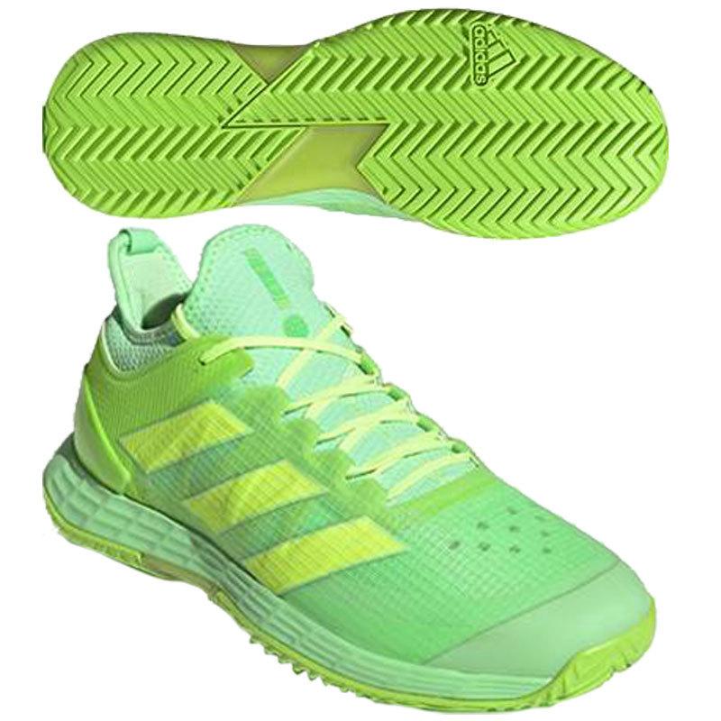 【アディダス】adizero Ubersonic 4 M AC HEAT RDY アディゼロ/ウーバーソニック/テニス/メンズ/adidas　(LUU23) GW6793 ビームグリーン/シグナルグリーン｜abespo