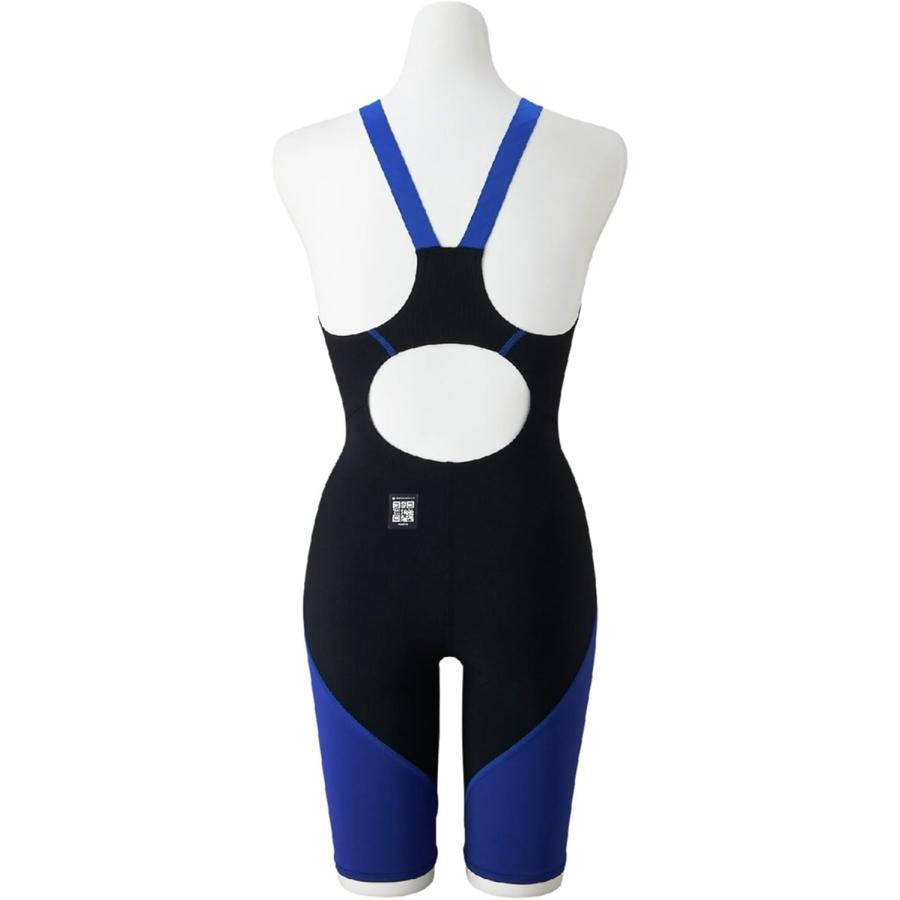 【ミズノ】GX.SONIC LITE ハーフスパッツ レディース 水着/競泳水着/レーシング水着/MIZUNO (N2MGD210) 91 ブラック×ブルー_1