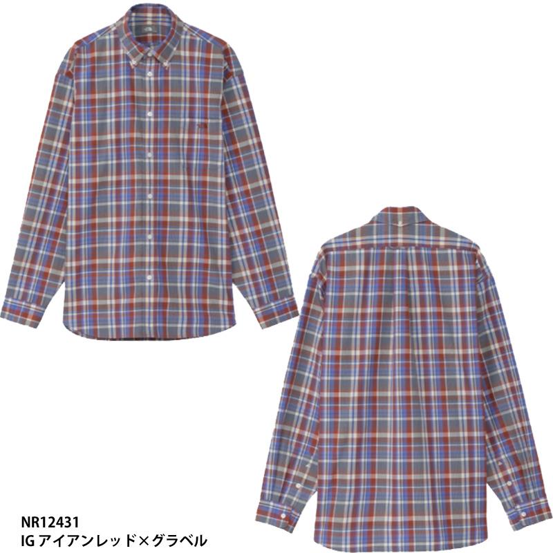 THE NORTH FACE 【THE FACE】L/S Madras Shirt ユニセックス/ノース 