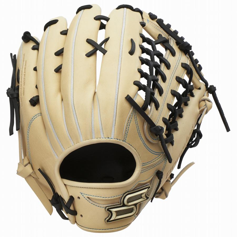 108】硬式用グラブ 内野手用 プロエッジ（SSK）右投げ キャメル