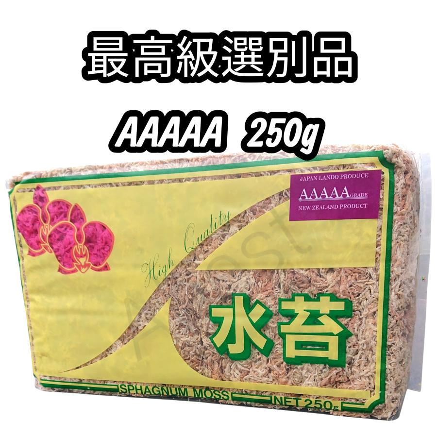 水苔 ニュージーランド産 5A 250g ジャパン蘭土 AAAAA 最高級 国内