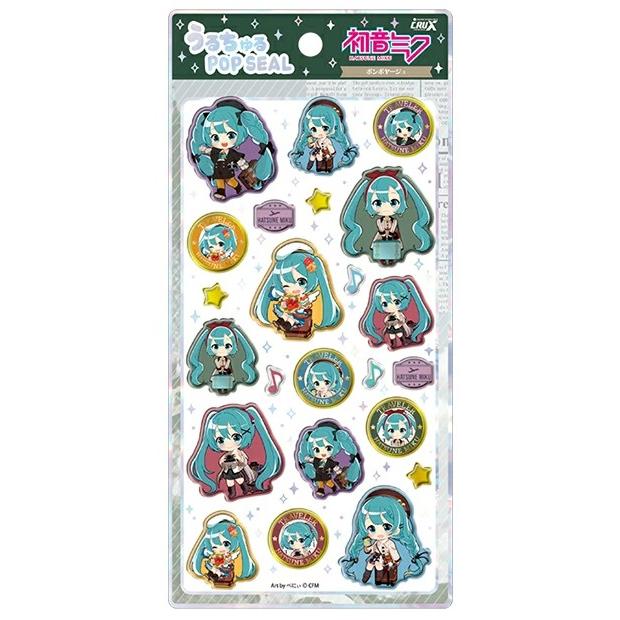 CRUX（クラックス） 初音ミク うるちゅるポップシール ピアプロ