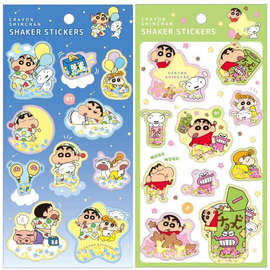 T'S FACTORY クレヨンしんちゃん シェイカーステッカー おそらパジャマ