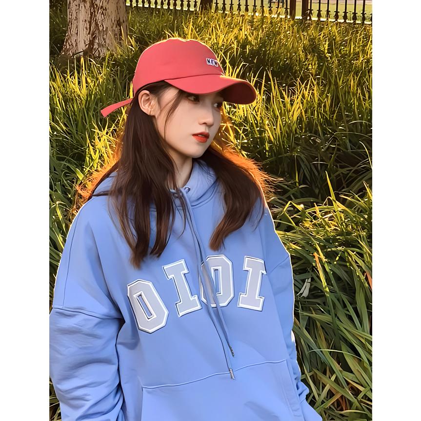 5252 by OiOi 50％OFF 韓国ブランド フロントアプリケフチ刺繍ロゴ裏毛