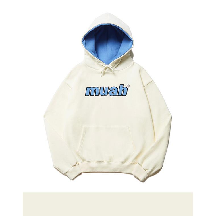Off Muah Muah ムーアムーア Signature Combi Logo Hoodie 韓国ブランド正規商品 スウェット裏起毛プルパーカー 送料無料 Mut Abettor Select Yahoo 店 通販 Yahoo ショッピング