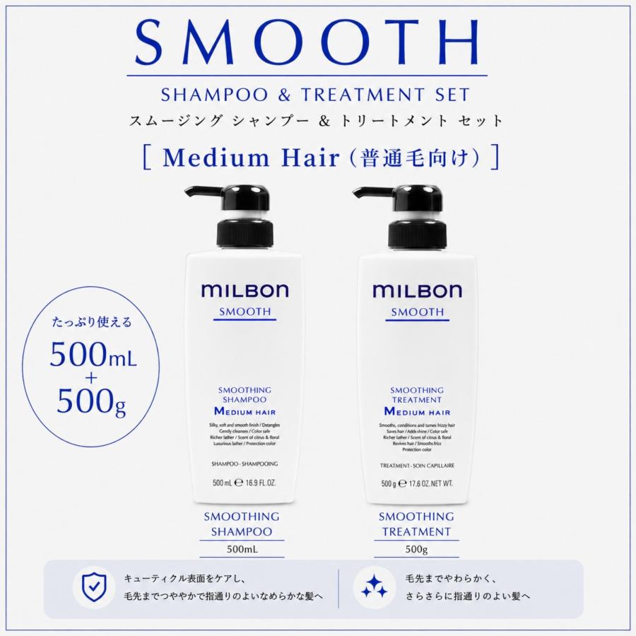 グローバル ミルボン スムージングM シャンプートリートメント 2500ml