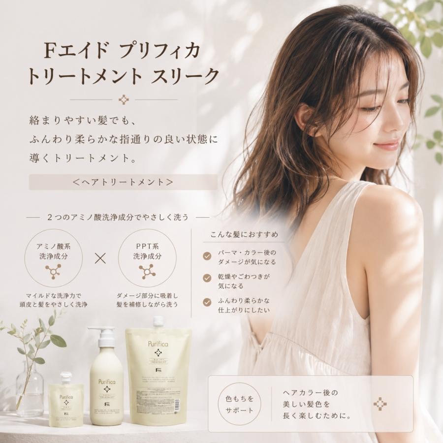フィヨーレ Fエイド プリフィカ トリートメント スリーク 100g ゆう