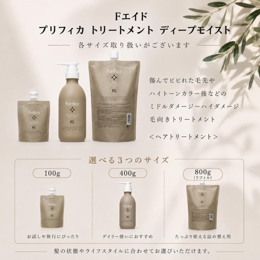 フィヨーレ Fエイド プリフィカ トリートメント ディープモイスト 100g