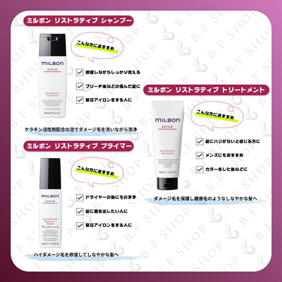 ミルボン リストラティブ シャンプー 2500ml グローバル ミルボン 