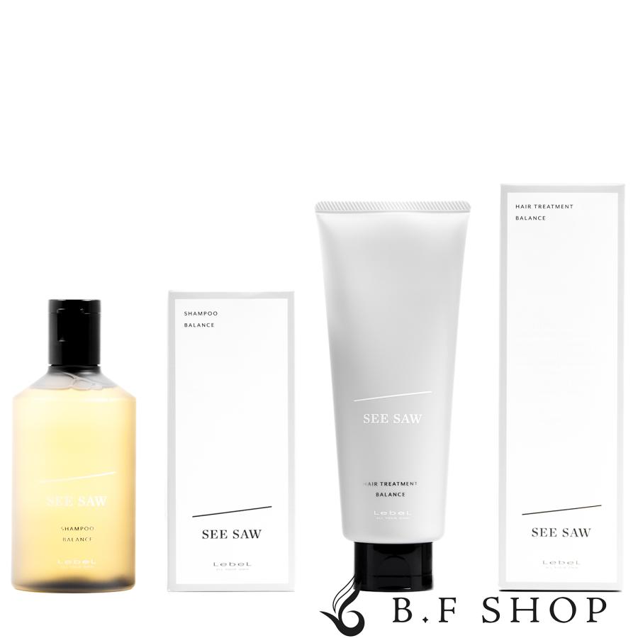 ルベル シーソー シャンプー バランス& トリートメント バランス セット 楽天市場】ルベル シーソー [バランス] ヘア＆スキャルプシャンプー