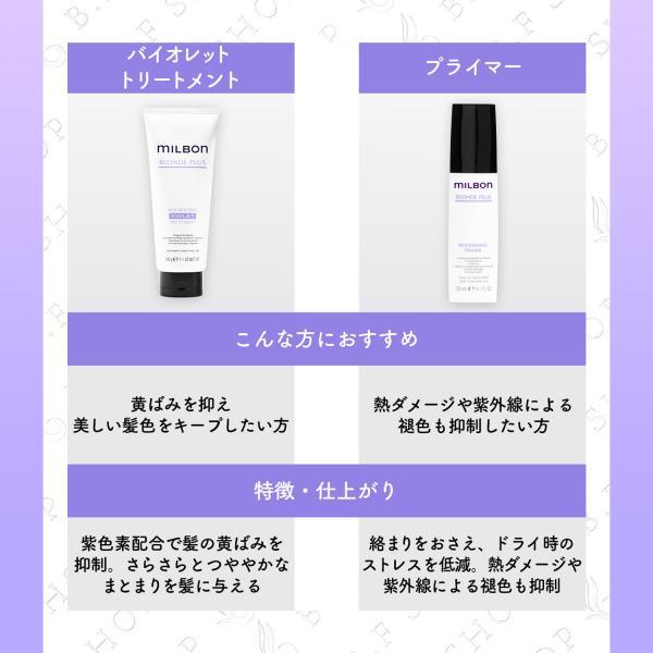 セット品】ミルボン ブロンドプラス 5ステップ トリートメント