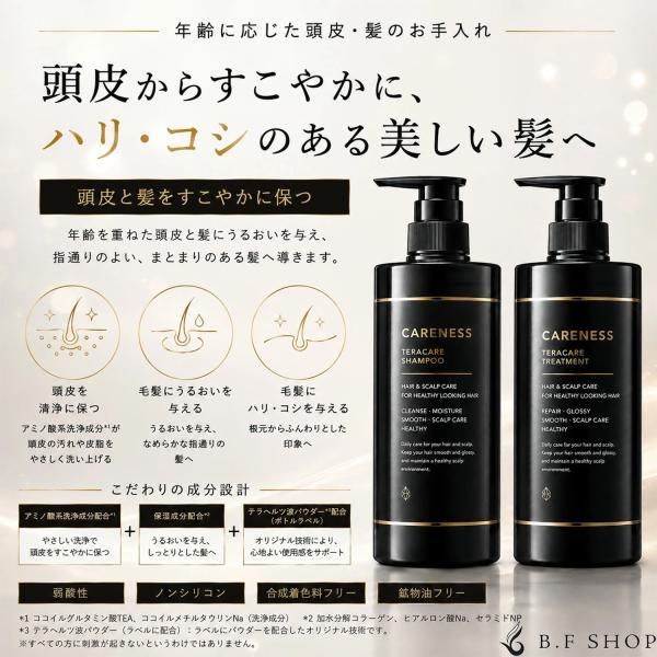 セット品】ケアネス テラケア シャンプー & トリートメント 500ml +
