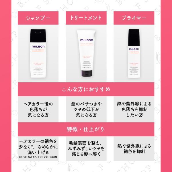 セット品】ミルボン カラーリザーブ 5ステップ トリートメント