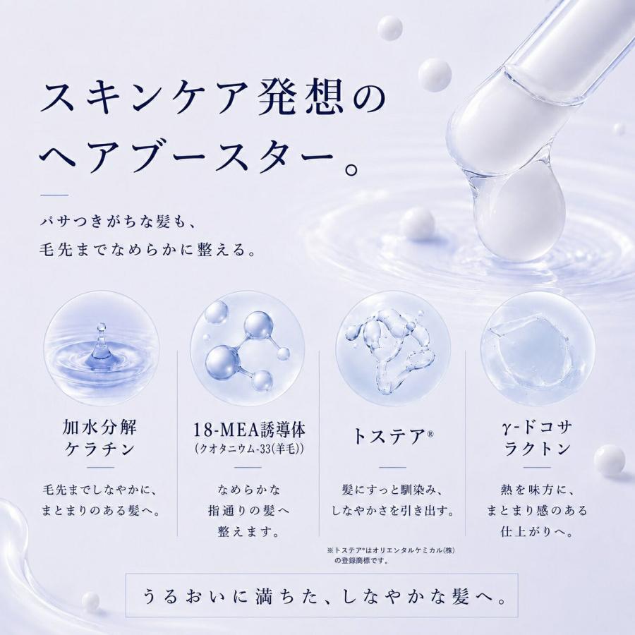 Niea ニア ブーストメンテセラム アクア 150mL ヘアセラム  エマルジョン ヘアミルク ヘアブースター BOOST |  | 05