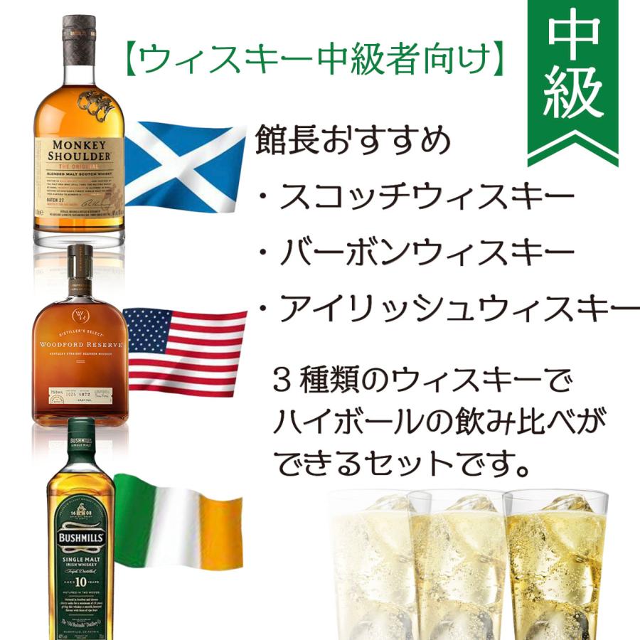 特価 3種 ウィスキー 家飲み 宅飲み お手軽 BAR体験 中級者 ハイ