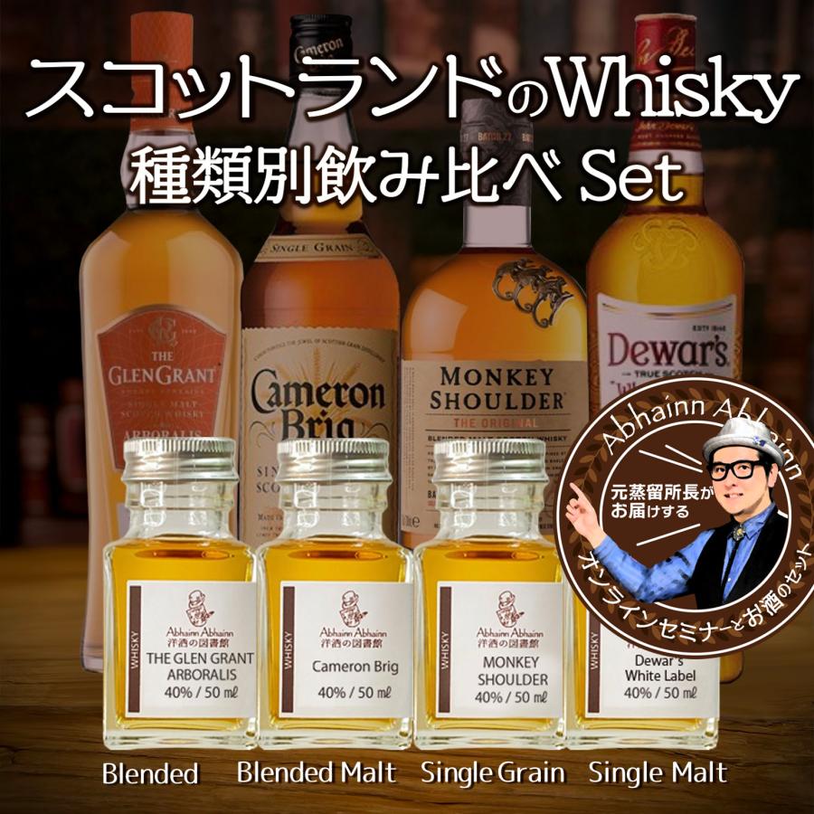 飲料・酒 グレンフィディック ウイスキー ミニボトル 4本セット