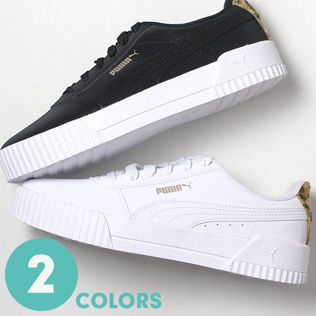 15 Off プーマ Puma レディース スニーカー キャリーナ レオパード 全2色 0804 Shoes Storeアビック 通販 Yahoo ショッピング