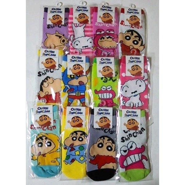 クレヨンしんちゃん 靴下 ソックス 12種類柄12足1セット (サイズ19〜24cm) |  | 03